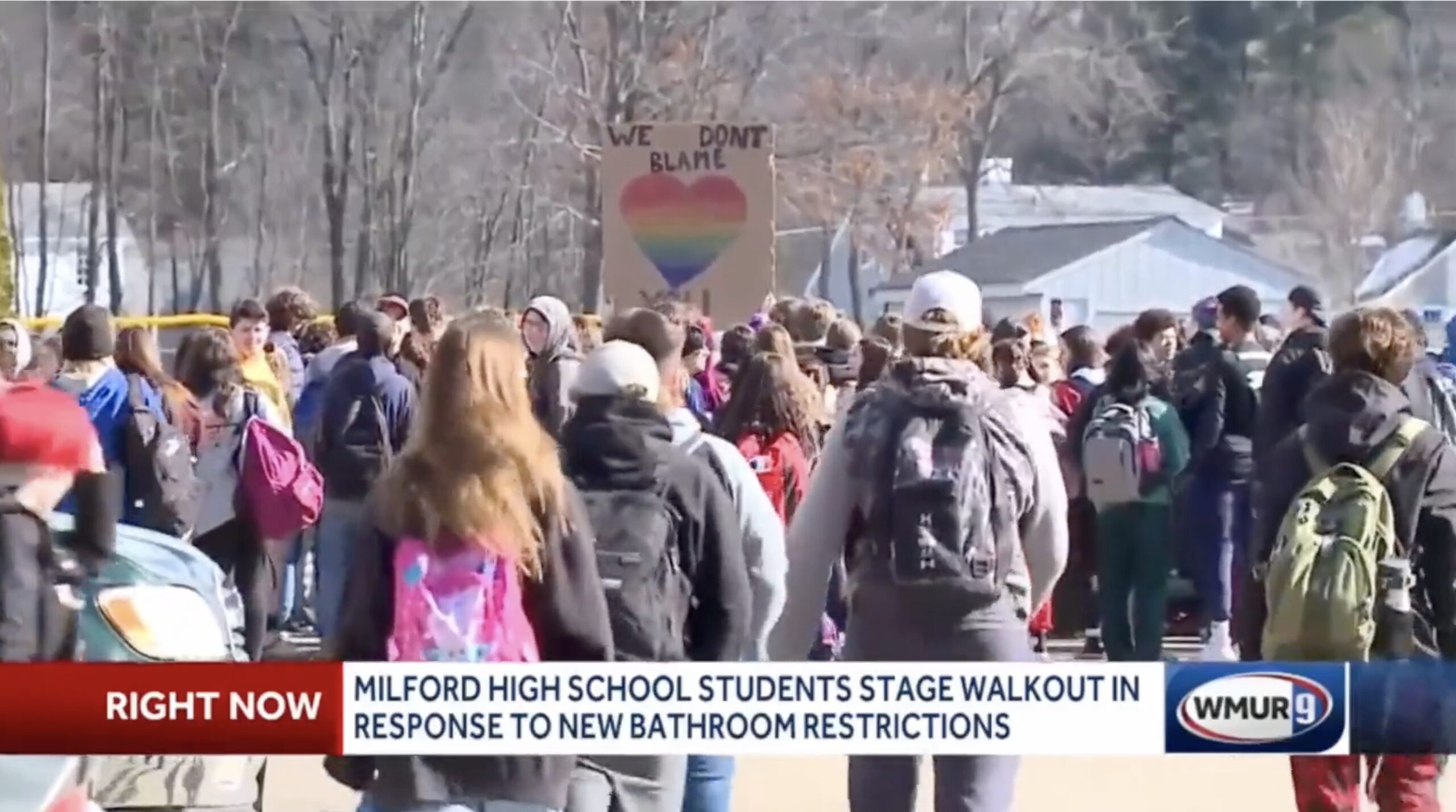 Milford Students Walkout Over EquityInspired Urinal Ban The Maine Wire