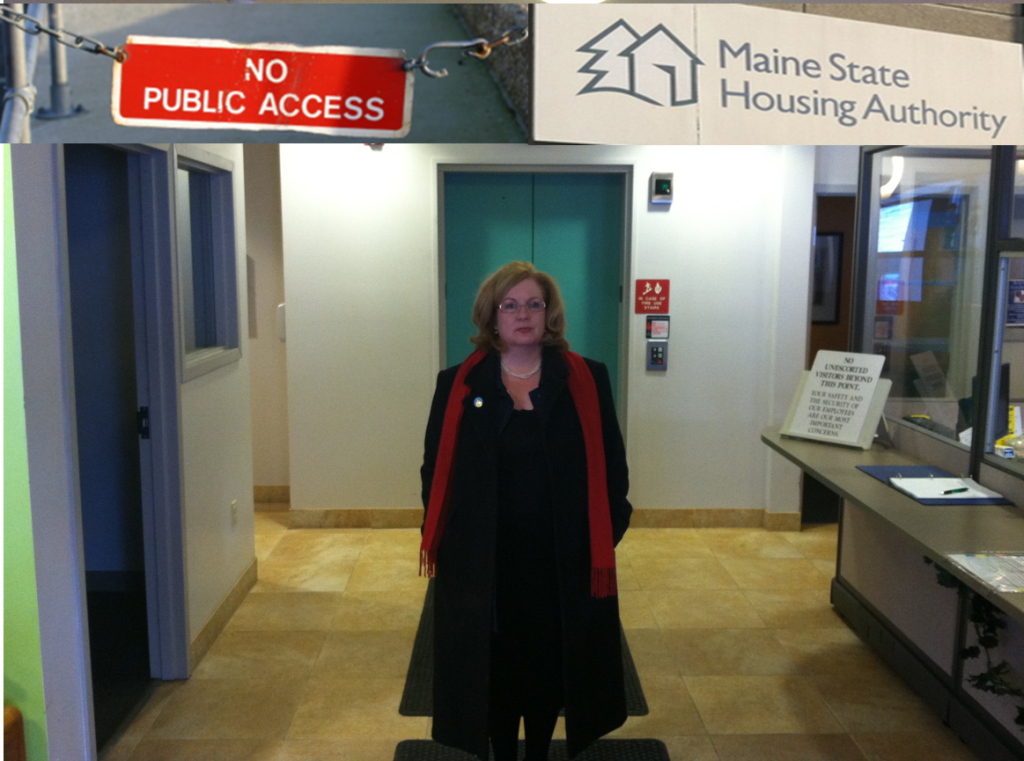 MaineHousing Puts Up Barriers to Public Entry