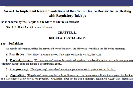 Committee works to sort out 'takings' bill