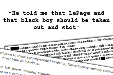 Violent Offender Threatens Governor, MaineHousing Fails to Report