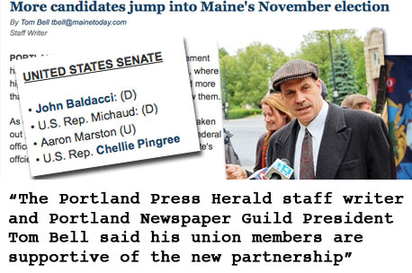 No Disclaimer: Sussman's Union Chief Covers Pingree