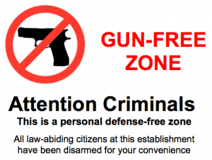 Gun free zones