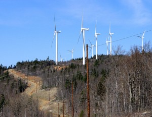 record hill wind turbines