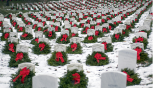 Wreaths Across America.Arlington