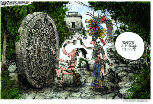 Cartoon.Mayans.Fiscal Cliff