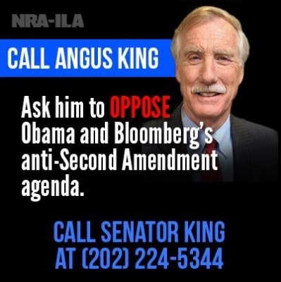 NRA Targets Angus King