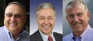 Three Gov Candidates - LePage, Cutler, Michaud