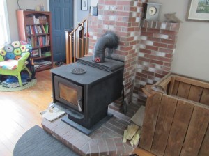 wood stove
