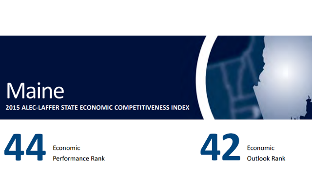 Maine Ranks 42 in Latest ALEC Economic Index