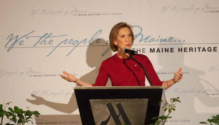 Frary: Fiorina Wows at The Maine Heritage Policy Center
