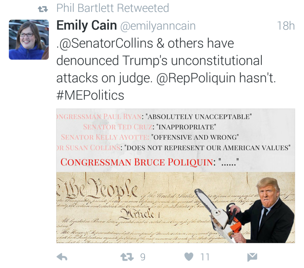Cain Tweet