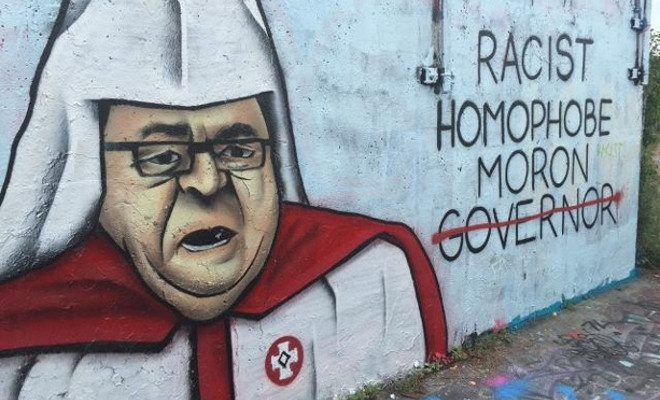Longtime Portland Resident Paints Over Hateful Mural of LePage