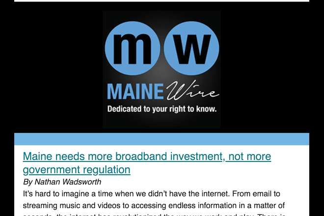 The Maine Wire is migrating to a new email delivery service