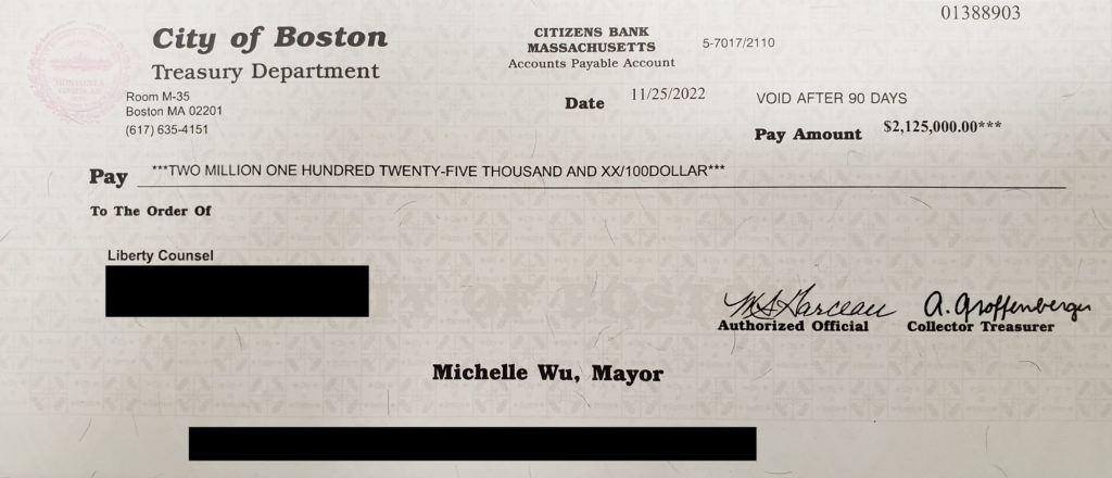 Boston Pays $2.1 Million to Religious Liberty Advocates Over Anti-Christian Discrimination