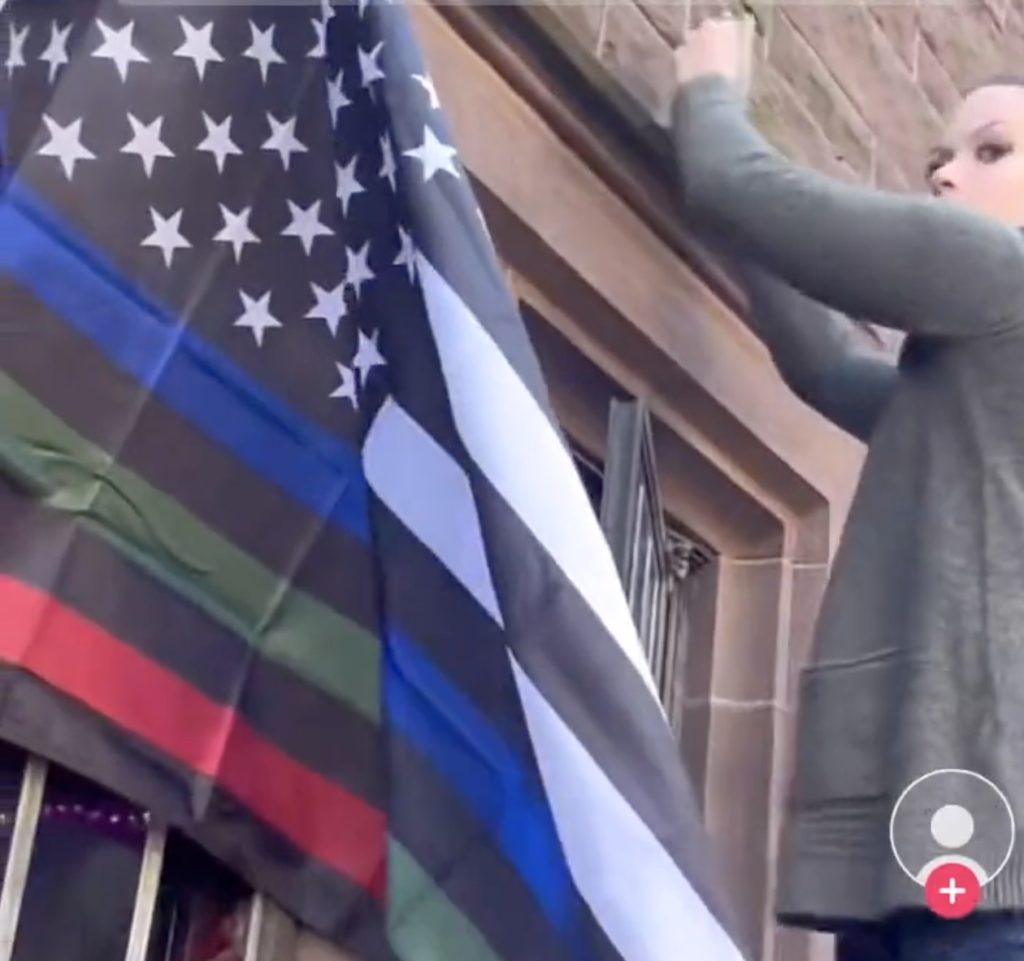 Trinity College Orders Tear Down of “Blue Lives Matter” American Flag
