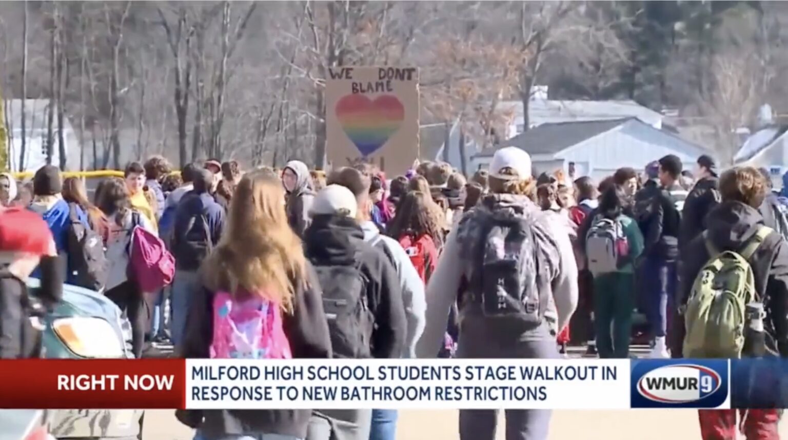 Milford Students Walkout Over Equity-Inspired Urinal Ban