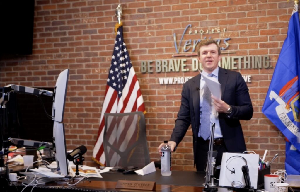 James O’keefe Remarks to Project Veritas Staff: “I’ve been removed…”
