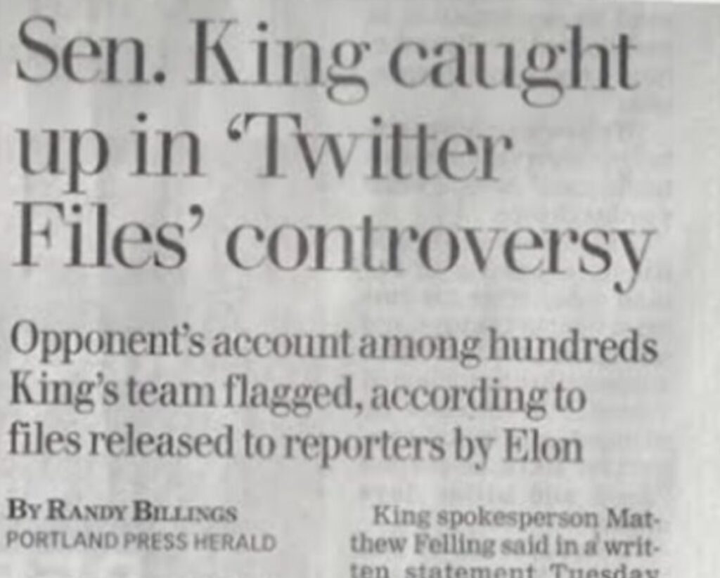 Sun Journal Edits Brakey Out of Story on King’s Censorship Tactics