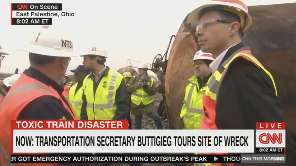 Amid Trump Visit, WH Blames GOP for East Palestine Disaster