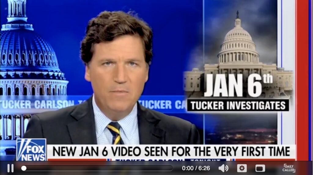 Newly Unearthed Jan. 6 Footage ‘Demolishes’ Dems’ ‘Insurrection’ Claims, Tucker Carlson Says