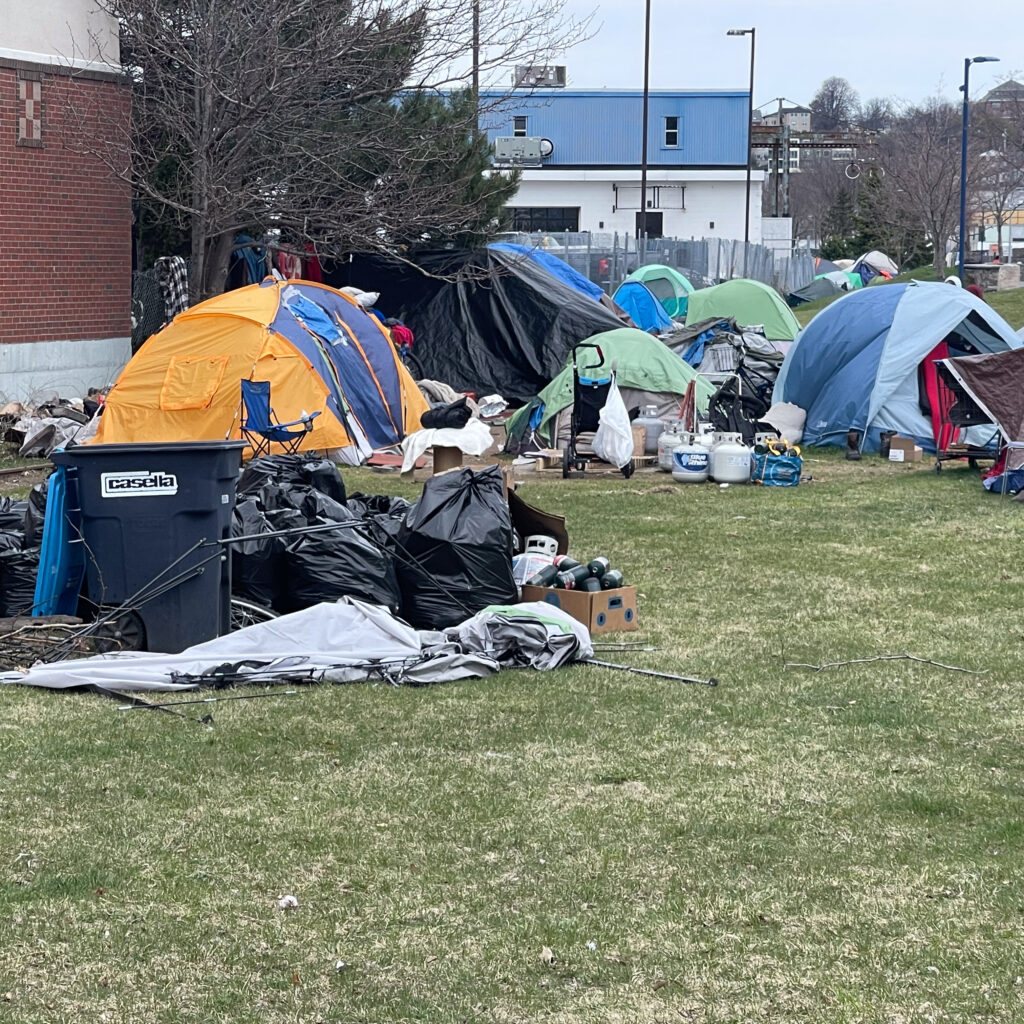 Cumberland County DA Jackie Sartoris Warns of Rampant Drug Use, Violence, Theft, Sexual Assault in Portland’s Homeless Encampments