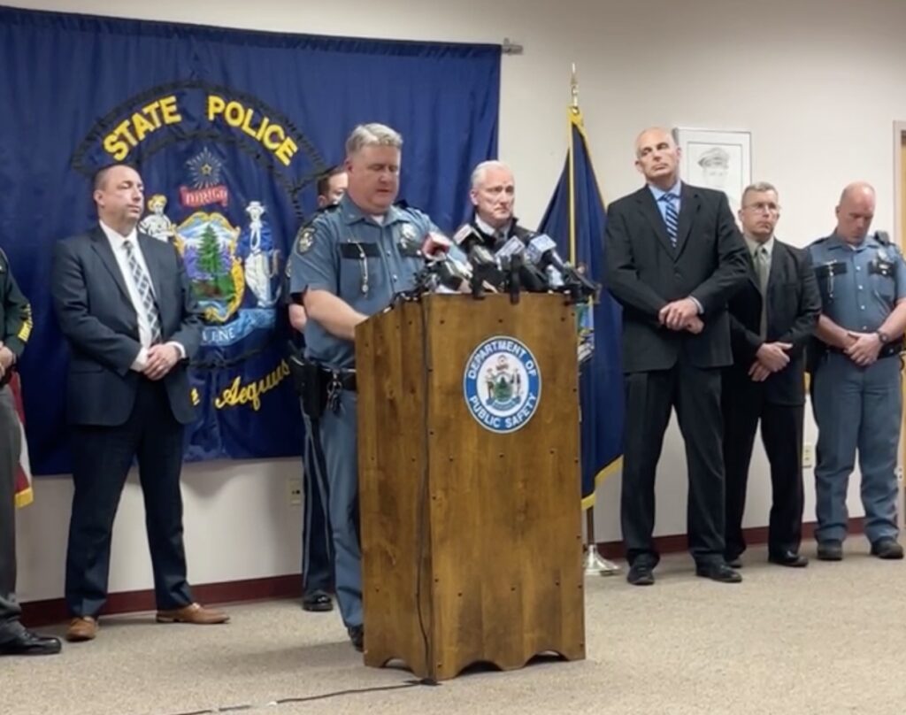 Watch: Maine State Police Brief Media on Bowdoin Shooting and Suspect Joseph Eaton
