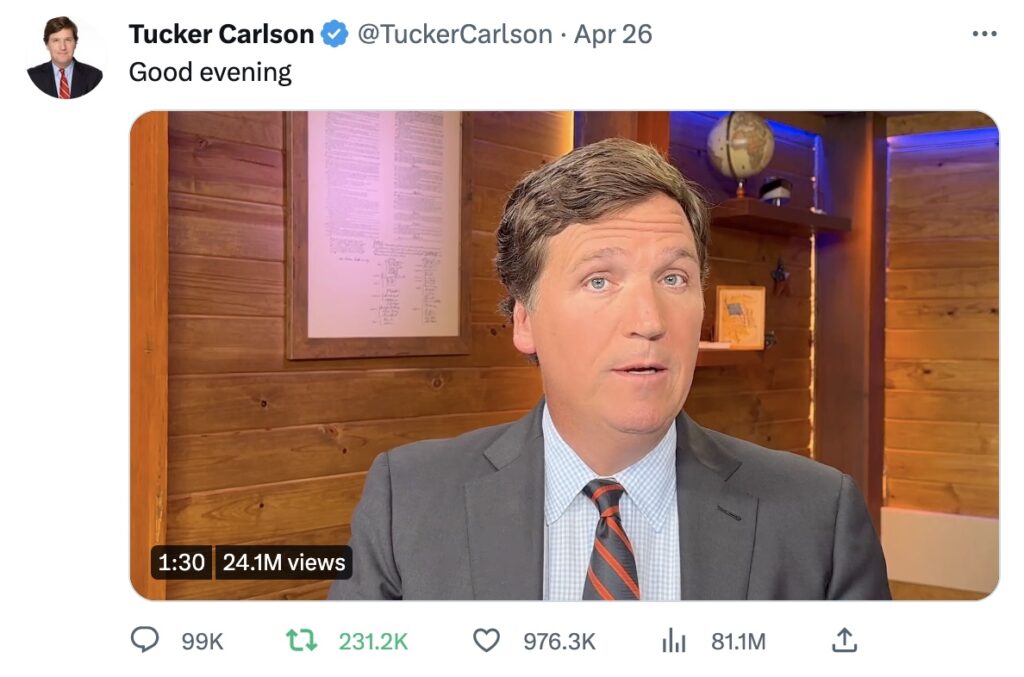UPDATE: Tucker Carlson to Join Elon Musk at Twitter