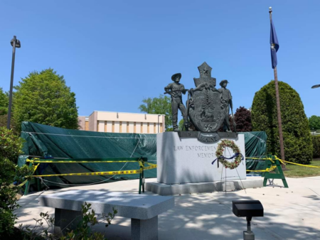 Vandals Spray Paint “Corrupted” on Law Enforcement Memorial in Augusta Over Memorial Day Weekend