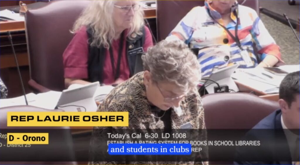 Orono Democrat Compares Maine Republicans to Nazis for Wanting Porn Books Out of Schools