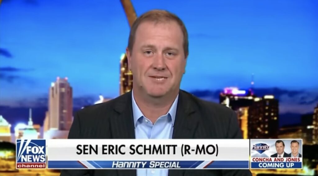 GOP Senator Calls On Biden’s Cybersecurity Chief To Resign Over Censorship Campaign eric schmitt