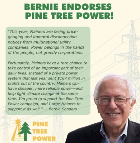 Socialist U.S. Senator Endorses State Takeover of Maine’s Power Grid