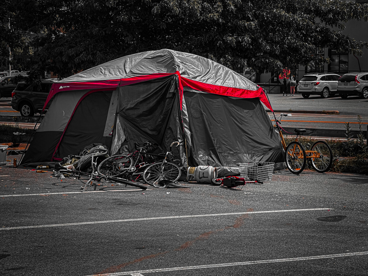 “We are asking for help”: Business Across From Portland Park and Ride Homeless Encampment Put on Lockdown After Man High on Drugs Enters Store