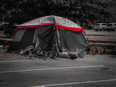 “We are asking for help”: Business Across From Portland Park and Ride Homeless Encampment Put on Lockdown After Man High on Drugs Enters Store