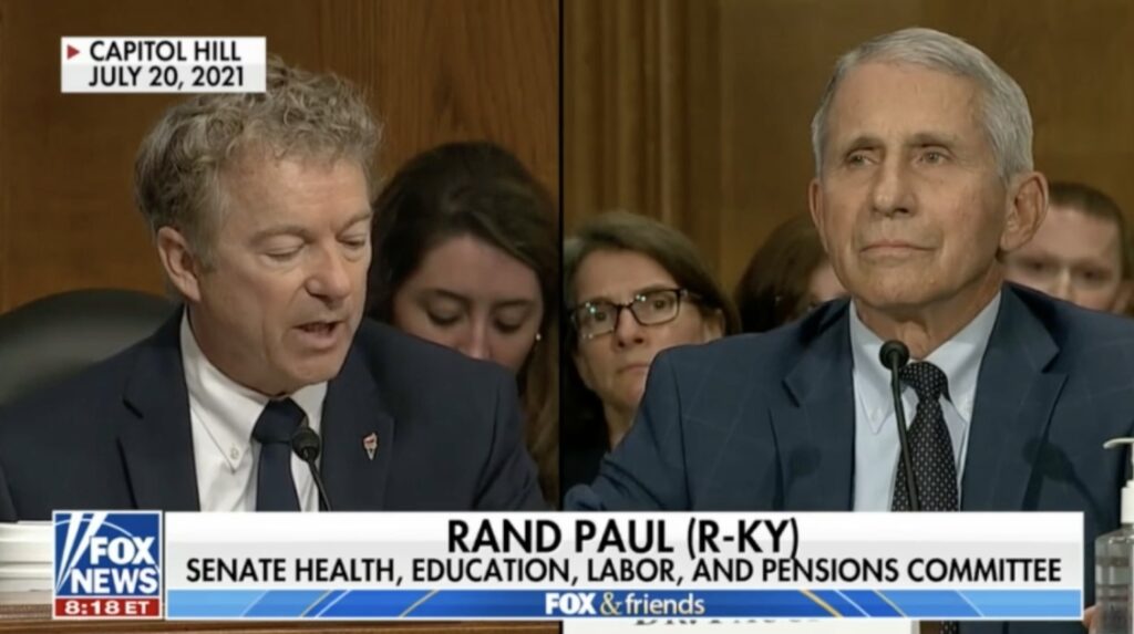 ‘Caught red-handed’: Rand Paul Files Criminal Referral Against Fauci for Allegedly Lying to Congress Over Gain-of-Function Research