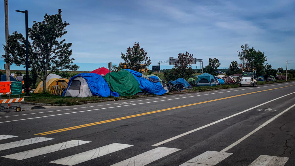 Natural Disaster Threatens Man-Made Disaster as Hurricane Lee Bears Down on Portland’s Growing Homeless Camp