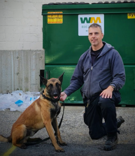 Good Boy! South Portland Police K-9 Finds Burglary Suspect Hiding in Dumpster