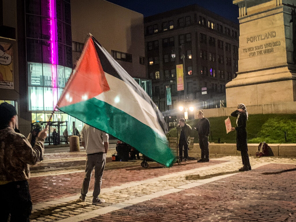 Maine Socialist Who Called Hamas Terror Attacks “Morally and Legally Legitimate” at Portland Rally Is Social Studies Teacher