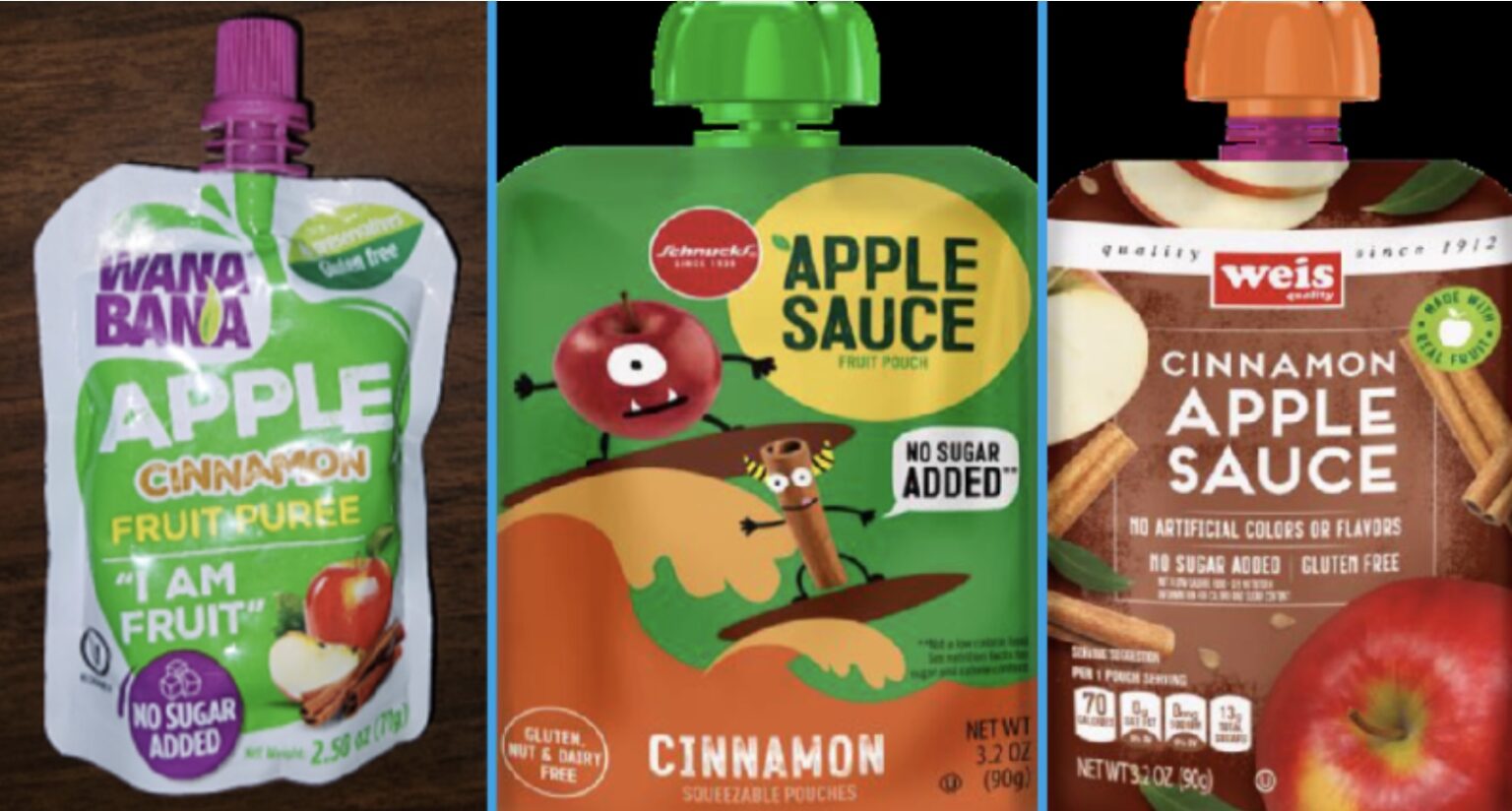 FDA Recalls Children’s Apple Sauce Pouches Due to Lead Contamination