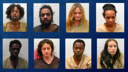 Eight Arrested, One Oz of Fentanyl Seized After Police Raid Lewiston Drug House