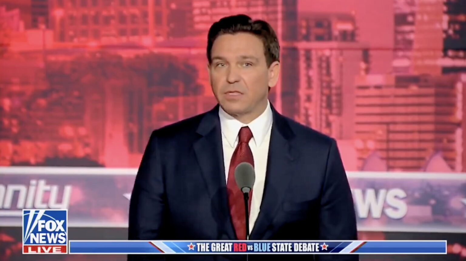 Ron DeSantis and Gavin Newsom Face Off in First Ever Red vs Blue State Debate