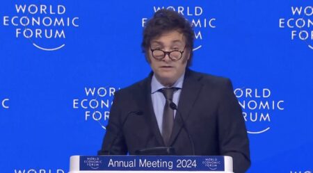 Argentinian President Javier Milei Cheers Free Market Capitalism Over Socialism at World Economic Forum