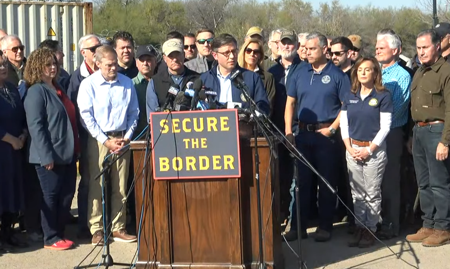 Dozens of House Republicans Visit the U.S.-Mexico Border as Congressional Debate Over Immigration Reform Continues