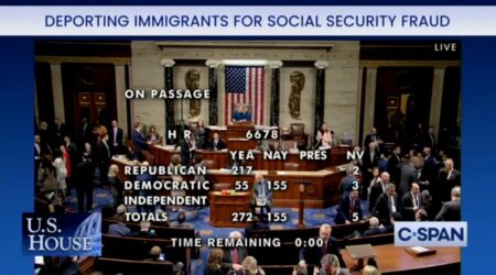 Over 150 Democrats Opposed a Bill Allowing the Deportation of Non-Citizens who Commit Social Security Fraud
