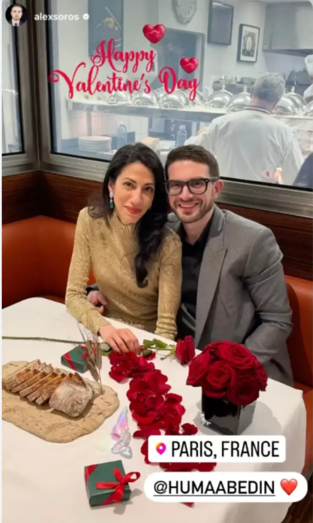 Anthony Weiner ex-wife, and Hillary Clinton confident, Huma Abedin, was revealed to be dating George Soros son Alex Soros