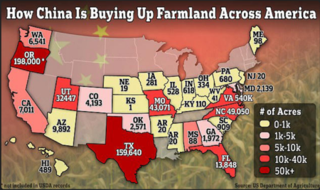 New Map Breaks Down Chinese Ownership of Farmland by State
