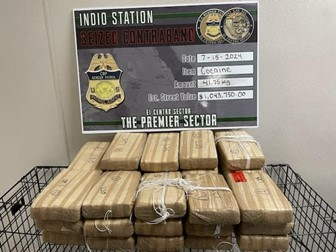Border Patrol K-9 Helps Agents Seize over $1 Million in Cocaine Being Smuggled from Mexico