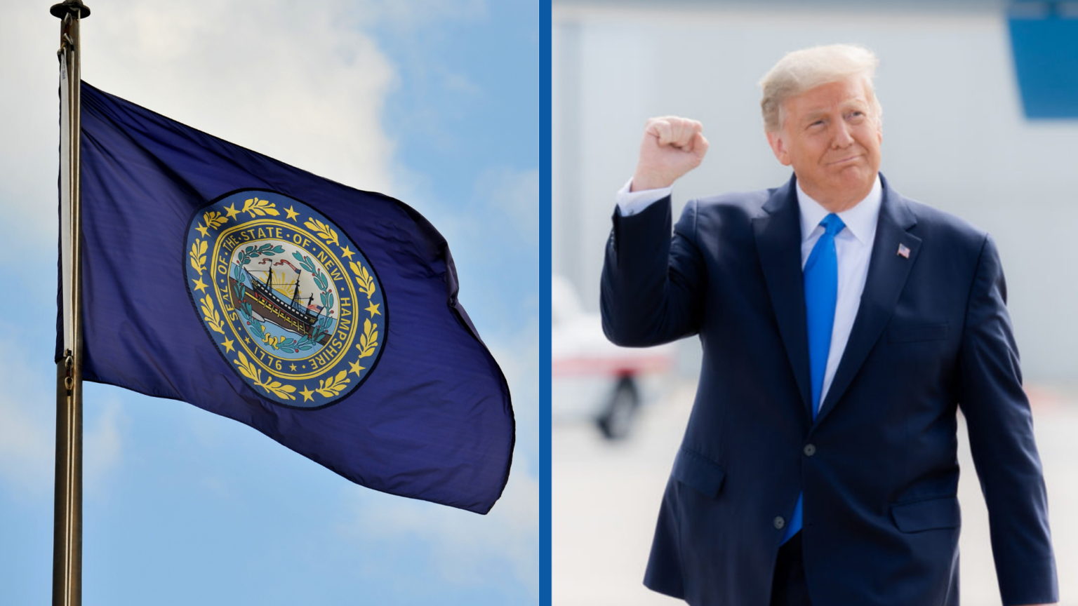 J.D. Vance Campaigns in NH After Poll Shows Trump with Slight Lead Over Harris