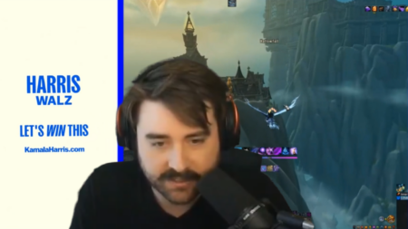 Harris Campaign Resorts to Cringeworthy World of Warcraft Stream to Draw Support for Tim Walz