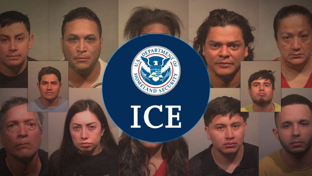 12 Suspected Illegal Aliens Arrested by ICE in Cumberland County in Single Week