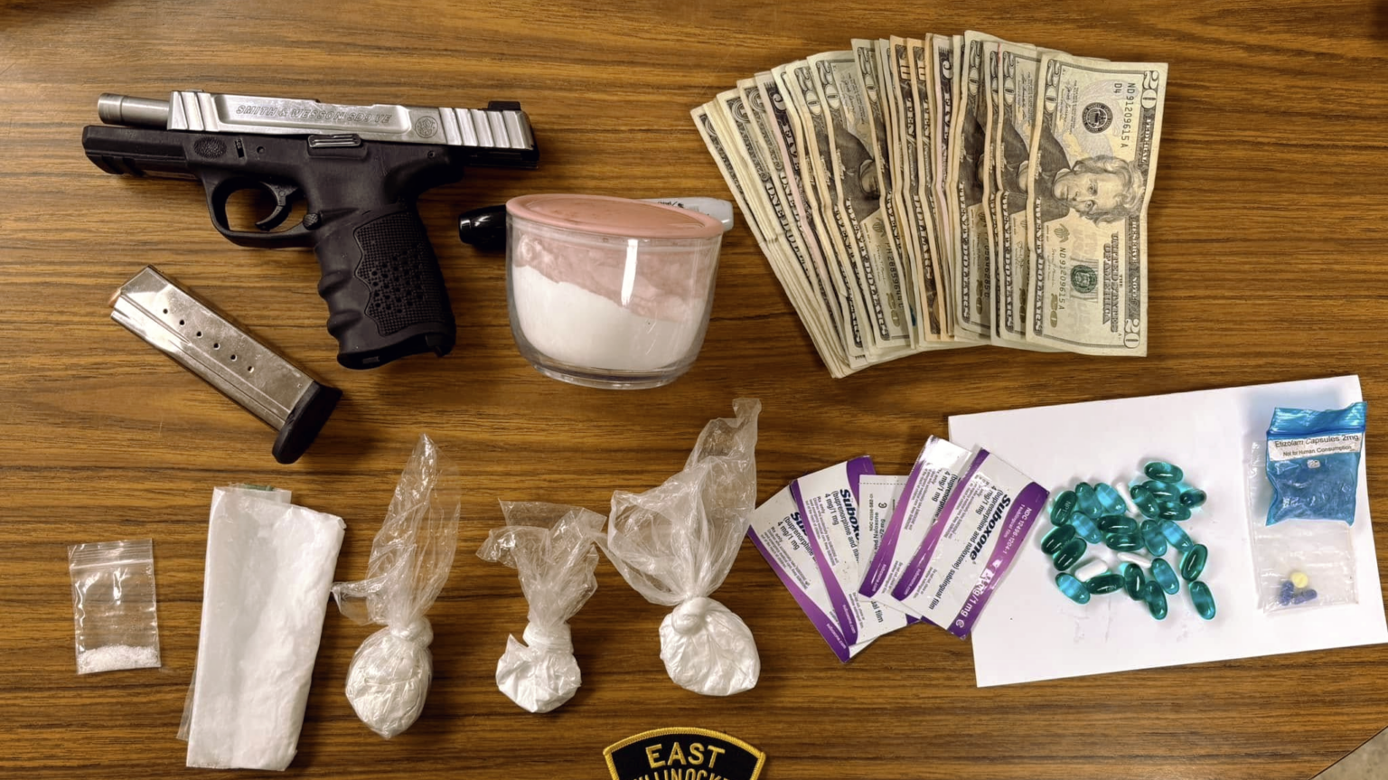Three Arrested in Medway Drug Bust: Meth, Fentanyl, and Firearm Seized